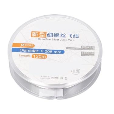 Imagem de Fio de Salto de Prata Superfina 0,008 Mm Fio de Solda de Solda BGA Fio de Impressão Digital Não Isolada para a Fiação