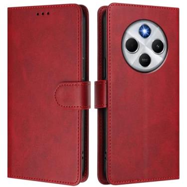 Imagem de Asdsinfor Capa carteira para Xiaomi Poco C75/Redmi A4/Redmi 14R 5G, [bloqueio RFID] Suporte para 3 cartões [capa interior de TPU à prova de choque] Capa protetora magnética de couro PU para Redmi A4,