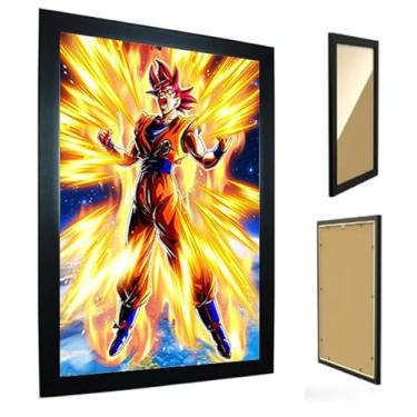 Imagem de Quadro C/Moldura Dragon Ball Goku Super Saiyajin Red