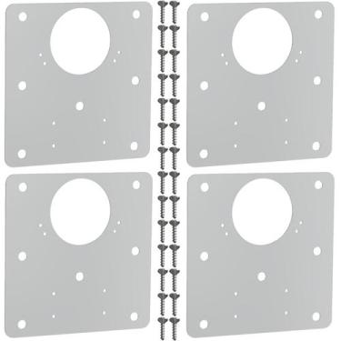 Imagem de 4 Placas Reparo Para Dobradiças De Porta Armário MDF FS.QDD - Fassin S