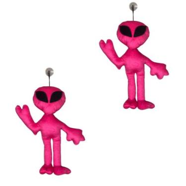 Imagem de Kit 2 Alienígena ET de Pelúcia 40cm Com Ventosa de Vidro Mascote dos C