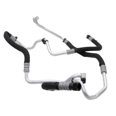 Imagem de ASTROSYNC Linha de refrigerador de óleo do motor 2 peças compatíveis com BMW 550i 550i GT 650i 750i, linha de refrigerador de óleo do motor substitui o número de peça 17227589510 17227589509