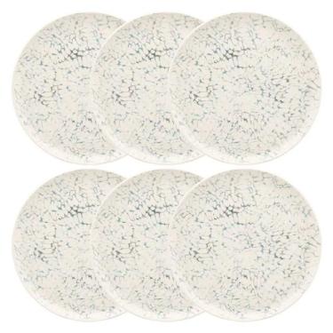 Imagem de Conjunto De Pratos Rasos 06 Peças Flat Tie-dye Oxford