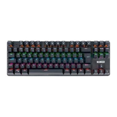 Imagem de Teclado Mecanico Mancer Shade MK3, Rainbow, Switch Huano Vermelho, Pre
