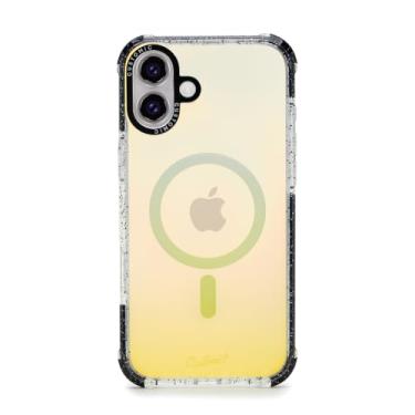 Imagem de Customic Capinha Case Capa para Celular iPhone 16 Plus (6.7”), Impactor Deep Space Anti Impacto Proteção Militar 4 metros contra quedas, Compatível Mag-Safe, Antiamarelamento, Gold