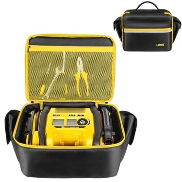 Imagem de Bolsa para compressor de ar compatível com DEWALT DCC020IB 20V Max inflador de pneu/DCC18N-18V, estojo portátil sem fio para armazenamento de ferramentas com bolso para bateria e kit de carregamento