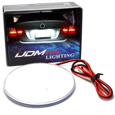 Imagem de iJDMTOY Kit de iluminação de fundo compatível com emblema de capô de 82 mm compatível com série 1 2 3 4 5 6 7 X Z Series, Xenon White