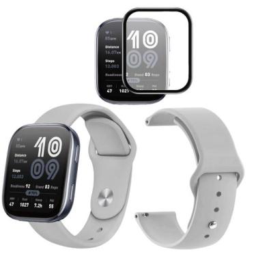 Imagem de Pulseira silicone + pel. anti riscos para Amazfit Bip 6 2025 - Genéric