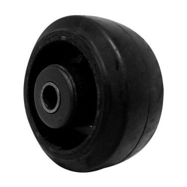Imagem de Roda borracha moldada 4 pol 150kg p/ rodízio - AJAX