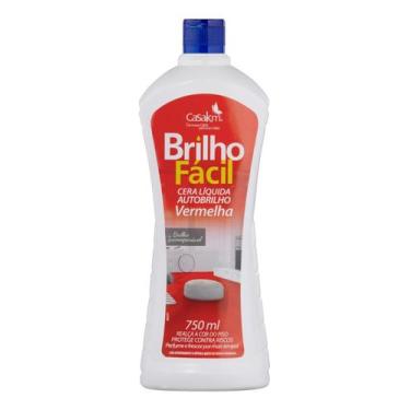 Imagem de Cera Liquida Brilho Facil Vermelha 750 Ml - Brilho Fácil