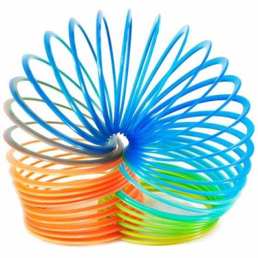 Imagem de 30 Mola Maluca Colorida Arcoiris Brinquedo Festa Lebrancinha - Evolver