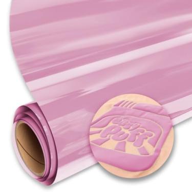 Imagem de Siser Easy Puff Htv 11,8" X 5 Jardas - Vinil De Transferência Térmica Puffy (Rosa) Compatível Com Cortadores Cricut E Silhouette, Certificação Cpsia