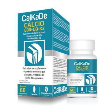 Imagem de Calkade Cálcio + Vitamina D3 + K2 Catarinense 60 Comprimidos - Catarin