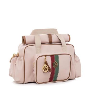 Imagem de Bolsa Maternidade Lequiqui Zurique Grande - Rosa