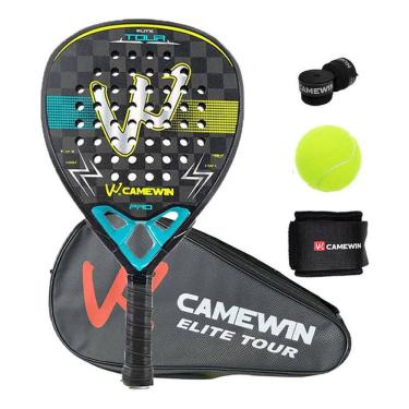 Imagem de Raquete de padel de fibra de carbono 360g + 10g com saco 125g