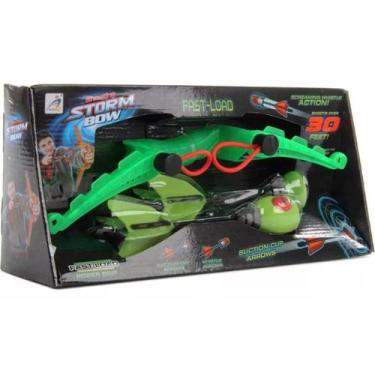 Imagem de Arco Lança Flechas Com Ventosa E Sonoro Polibrinq, Verde