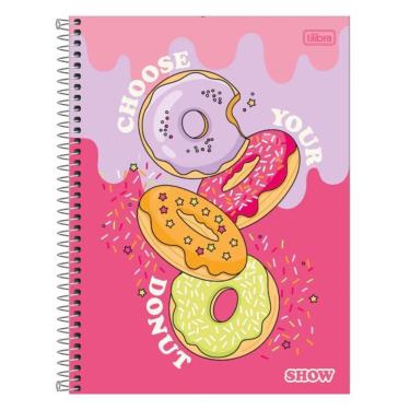 Imagem de Caderno Espiral Universitário 16 Matérias 256 Folhas Show Tilibra Estampa 4