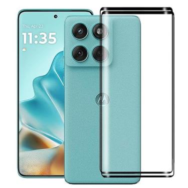 Imagem de MAOUICI Película protetora de tela de vidro temperado para Motorola Edge 60 Fusion (6,7 polegadas), dureza 9H, antiarranhões, HD, transparente, antiimpressões digitais [pacote com 2]