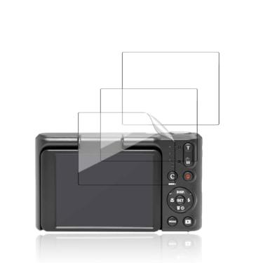 Imagem de NOUKAJU [Pacote com 3] Protetor de tela para KODAK PIXPRO C1, película protetora HD, dureza 6h, arranhões, anti-impressão digital, película protetora para câmera KODAK PIXPRO C1 (não vidro temperado)
