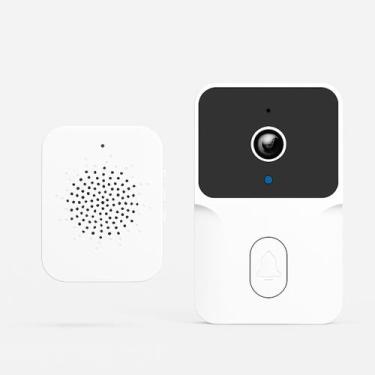 Imagem de Campainha com Câmera Wi-Fi Sem Fio, Notificações no Celular e Instalaç