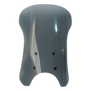 Imagem de Bolha Parabrisa Acrílico Para Royal Enfield Himalayan 450 52x46cm 4mm De Espessura (Fumê)