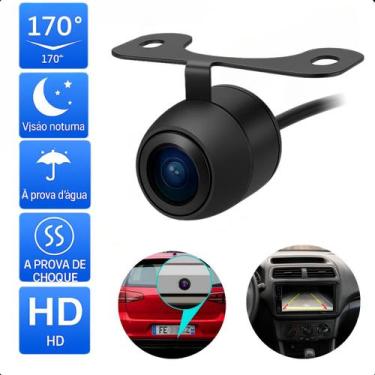 Imagem de Câmera de Ré Automotiva para Estacionamento Seguro com Visibilidade Co