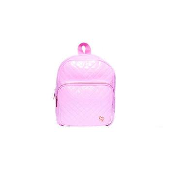 Imagem de Mochila De Costas Feminina Brilhosa Glitter Passeio Cor:rosa