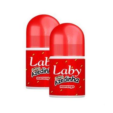 Imagem de Protetor Labial Laby FPS 8 IceKiss Azedinha Morango 3,5g, 02un 3,5g