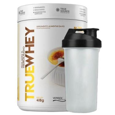 Imagem de Whey Protein Créme Brulée 418G + Coqueteleira True Source