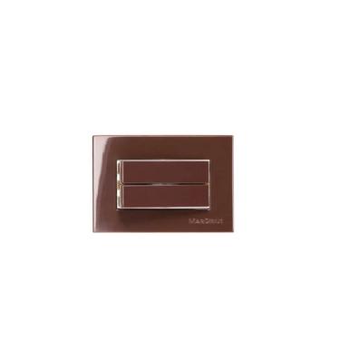 Imagem de Interruptor Duplo Para Móveis Margirius Marrom 10A