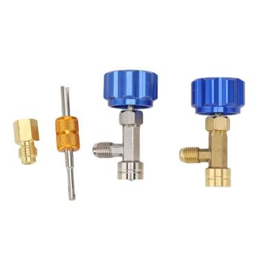 Imagem de aqxreight R134a Pode Tocar na Punção do Kit R134a Pode Tocar No Dispensador de Refrigerante Com Mecanismo de Vedação Automática e Removedor de Núcleo de Válvula para Recarga de (#1)