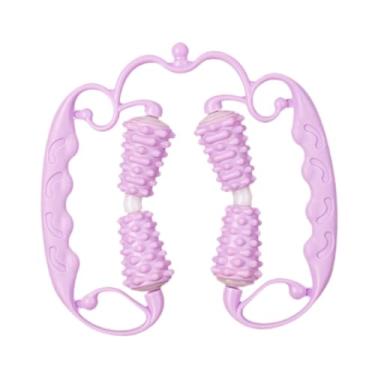 Imagem de Kokiya Rolo de massagem muscular portátil para celulite, rolo de tecido profundo, ferramenta manual de massagem fáscia para treino de academia, corredores, Tolet