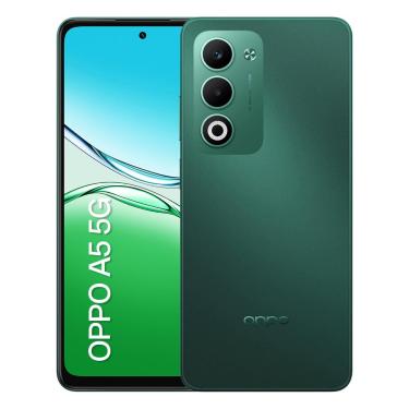 Imagem de Smartphone OPPO A5 5G Tela 6.67" 256GB 8GB RAM Câmera 50MP Verde