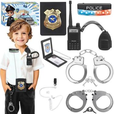 Imagem de Conjunto Police Toys IVENRXIU Police Pretend Play com acessórios