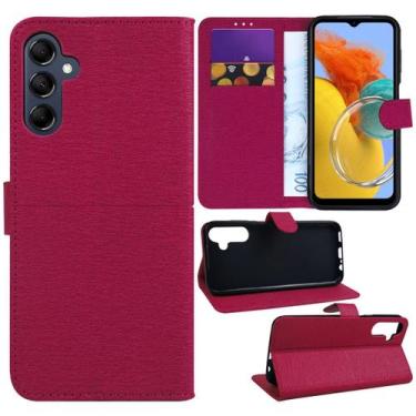 Imagem de Capa capinha case carteira rosa pink galaxy a14 5g a146 6.6 - cell in 
