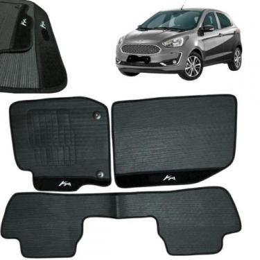 Imagem de Kit Tapete Emborrachado Ford Ka 2014 Até 2025 3 Peças - EcoTap