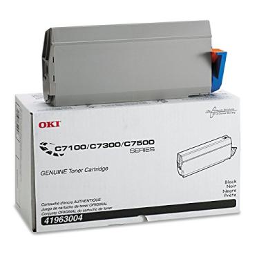 Imagem de Okidata Cartucho de toner 41963004 C7100 C7300 C7350 C7500 C7550 (preto) em embalagem de varejo