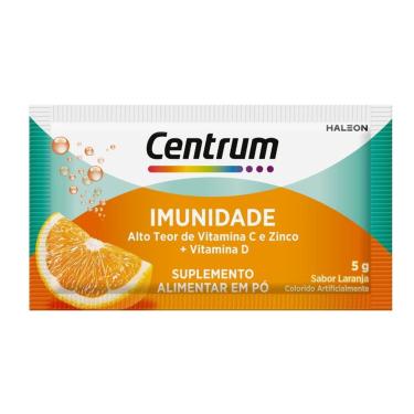 Imagem de Multivitamínico Centrum Imunidade Sabor Laranja Pó Efervescente 5g