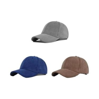 Imagem de Boné Snapback Unissex de Camurça - Ajustável, Retrô e Estilo Hip Hop, 