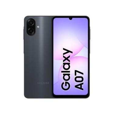 Imagem de Smartphone Samsung A07 256GB Preto 8GB RAM Tela 6,7" Câm. Dupla + Self