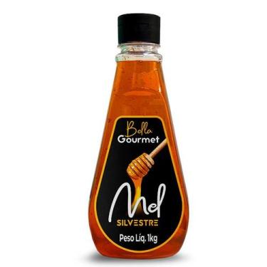 Imagem de Bellabelha Mel Puro Bella Gourmet  Bisnaga 1kg  Economia, Sabor Natura