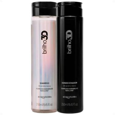 Imagem de Kit Acquaflora Brilho 3D: Shampoo e Condicionador 250ml