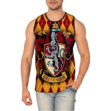 Imagem de Camiseta Regata Harry Potter Gryffindor Full Print Ref:75 - smoke, Pre
