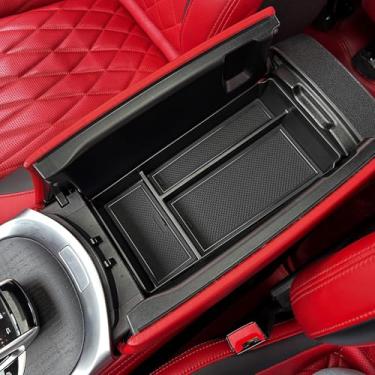 Imagem de Wuchurth Bandeja organizadora de console central compatível com acessórios Mercedes-Benz G-Class G550/G350/G63 AMG (W463/W464) 2018–2025, caixa de armazenamento de braço, plástico ABS durável