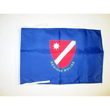 Imagem de Cordas Molise Flag 18'' x 12'' - Itália - Região Italiana Pequenas bandeiras 30 x 45 cm - Banner 45.7x30.5 cm - AZ FLAG