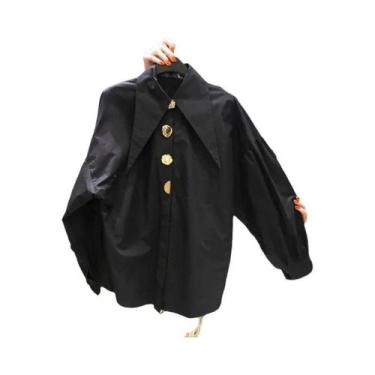 Imagem de Camisa Feminina Branca com Pérolas - Estilo Coreano Y2K - Manga Longa,