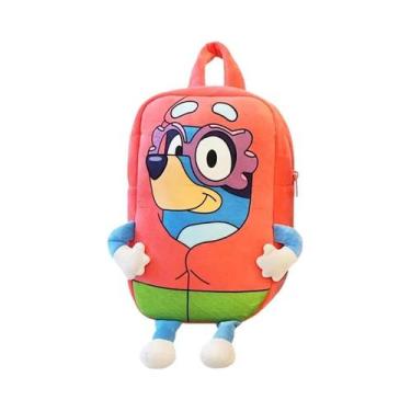 Imagem de Mochila De Pelúcia Cartoon Bluey Bingo, Mini Mochila Escolar Fofa Para