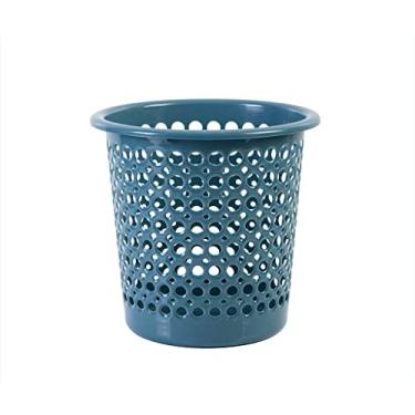 Imagem de Caixote do lixo doméstico Lixeira de plástico para Liviroom Banheiro Cozinha Escritório Cesto de Lixo Cesto de Lixo Lixeira Lixeira / D/28 cm