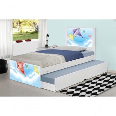 Imagem de Bicama Juvenil Adesivada Pipas Com Colchões