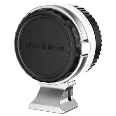 Imagem de Adaptador de montagem de lente de foco automático EF-EOS R para lente Canon EF EF-S para câmera de montagem RF R1 R100 R8 R50 V R5 R6 Mark II R10 R7 R3 R5C RP com tripé pé tampa traseira para lente RF